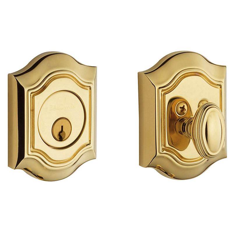 Baldwin - 8237 BETHPAGE ADJ DEADBO - Non-Lacquered Brass