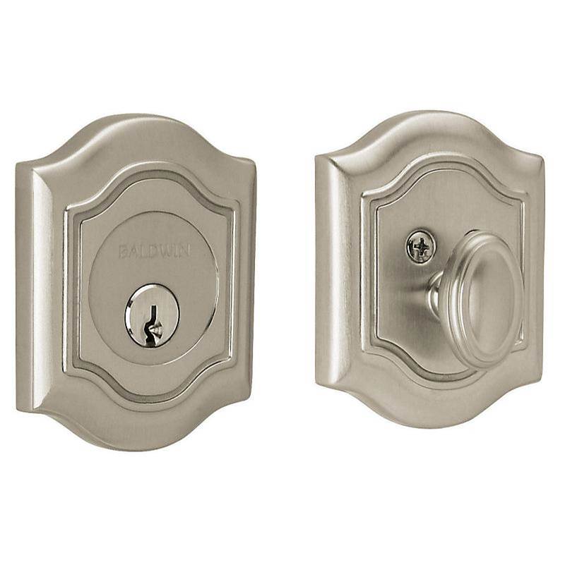 Baldwin - 8237 BETHPAGE ADJ DEADBO - Lifetime Satin Nickel