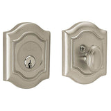 Baldwin - 8237 BETHPAGE ADJ DEADBO - Lifetime Satin Nickel