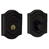 Baldwin - 8237 BETHPAGE ADJ DEADBO - Satin Black