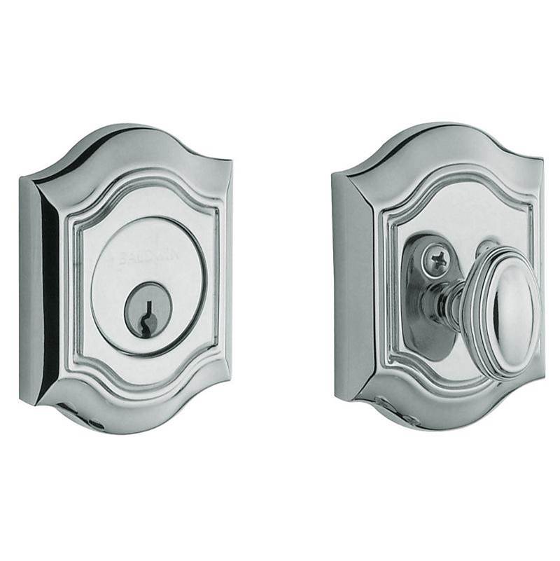 Baldwin - 8237 BETHPAGE ADJ DEADBO - Polished Chrome