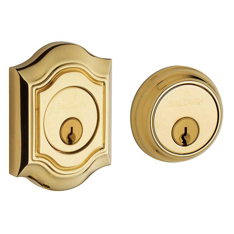 Baldwin - BETHPAGE ADJ DEADBOLT - Lifetime Polished Brass