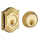 Baldwin - BETHPAGE ADJ DEADBOLT - Non-Lacquered Brass