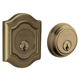 Baldwin - BETHPAGE ADJ DEADBOLT - Satin Brass and Black