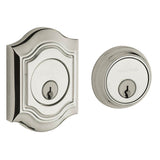 Baldwin - BETHPAGE ADJ DEADBOLT - Lifetime Polished Nickel