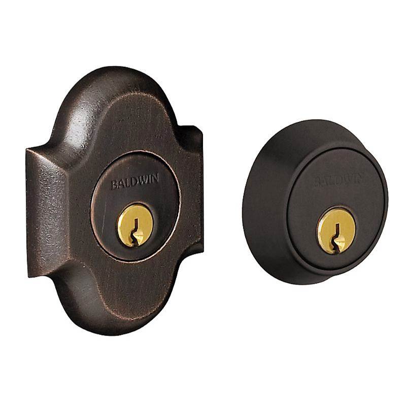 Baldwin - BOULDER ADJ DEADBOLT - Distressed Oil-Rubbed Bronze