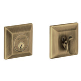 Baldwin - 8254 CODY ADJ DEADBOLT - Satin Brass and Black