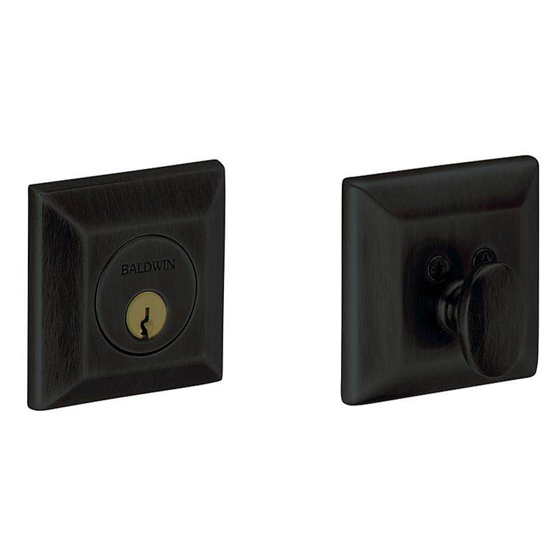 Baldwin - 8254 CODY ADJ DEADBOLT - Satin Black