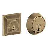 Baldwin - CODY ADJ DEADBOLT - Satin Brass and Black