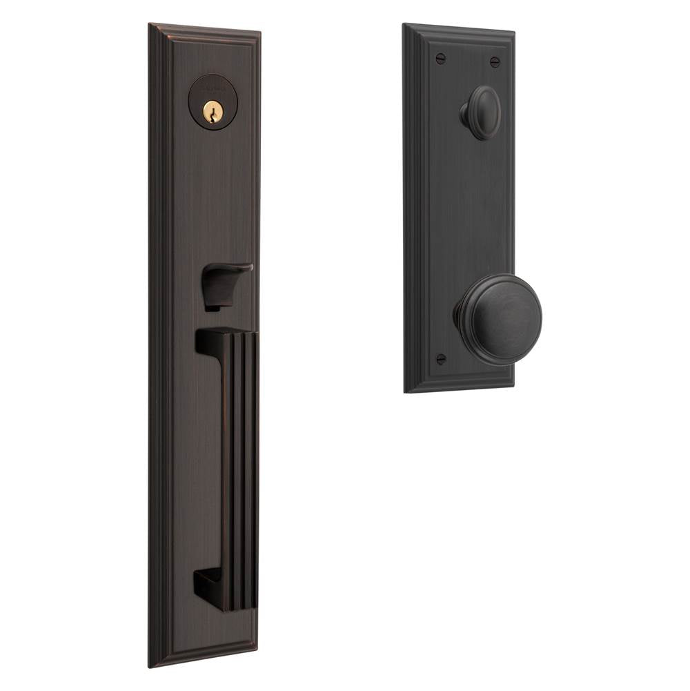 Baldwin - Tremont Full Escutcheon - Emergency Egress - Single Cylinder w. 5069 Knob - Venetian Bronze