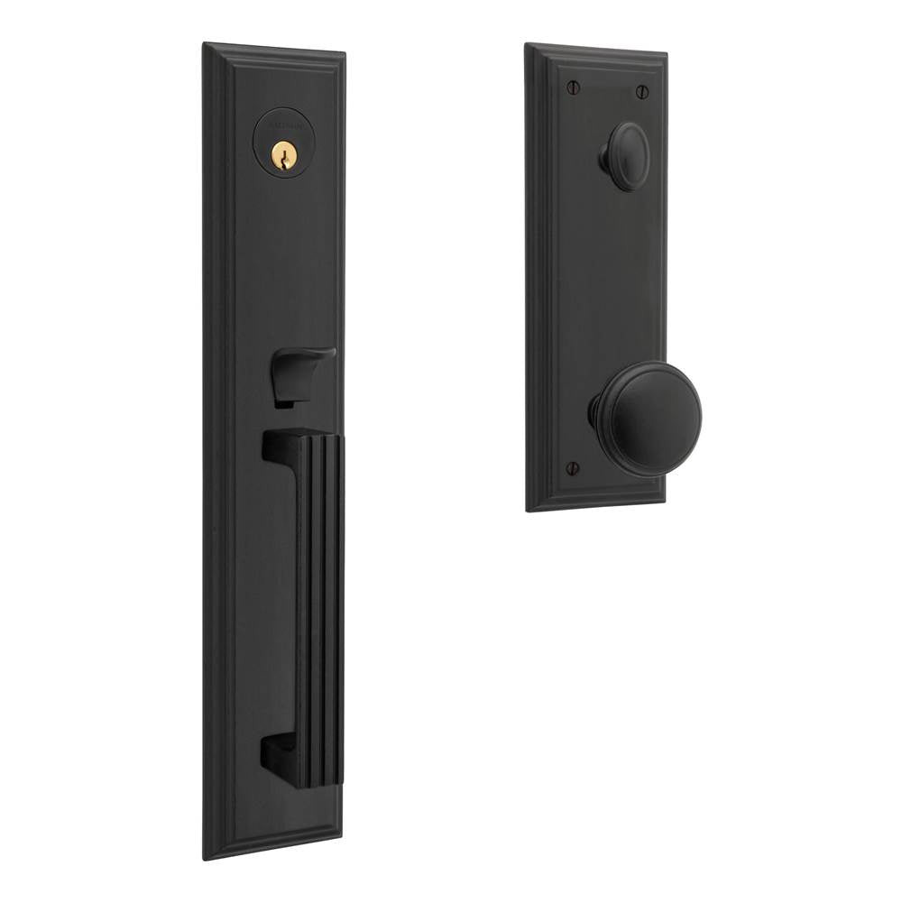 Baldwin - Tremont Full Escutcheon - Emergency Egress - Single Cylinder less knob - Distressed Oil Rubbed Bronze