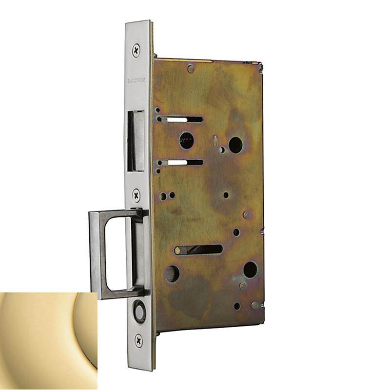 Baldwin - 8603 POCKET DR STRIKE - Non-Lacquered Brass