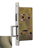 Baldwin - 8603 POCKET DR STRIKE - Satin Brass and Black