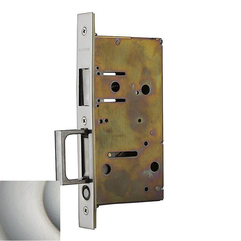 Baldwin - 8603 POCKET DR STRIKE - Lifetime Satin Nickel