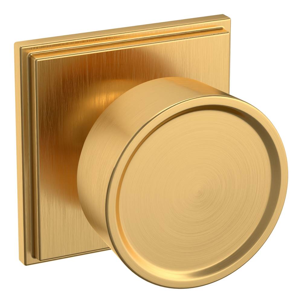 Baldwin - K008 PASS KNB 2-3/8 - Liefetime Satin Brass
