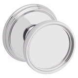 Baldwin - K012 KNBXLESS ROSE HLF PAIR 260 - Polished Chrome