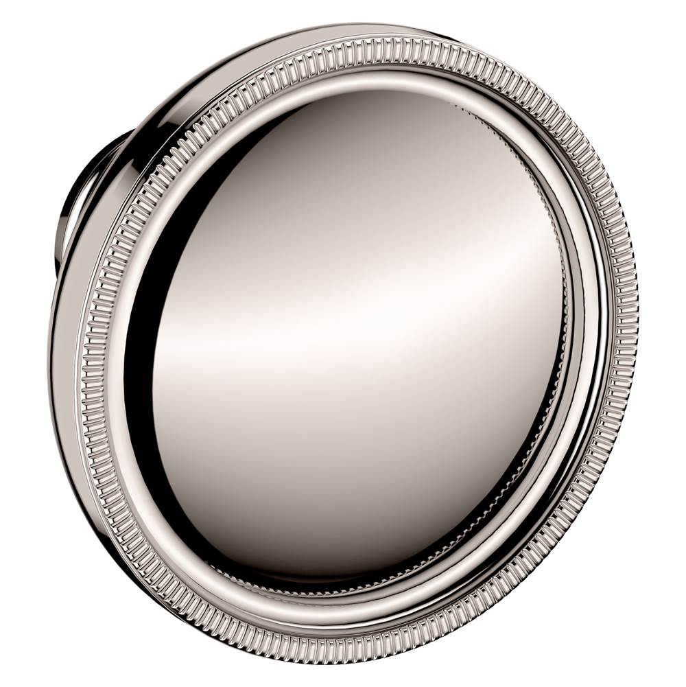 Baldwin - K013 KNBXLESS ROSE PAIR 055 - Polished Nickel,Lifetime Finish