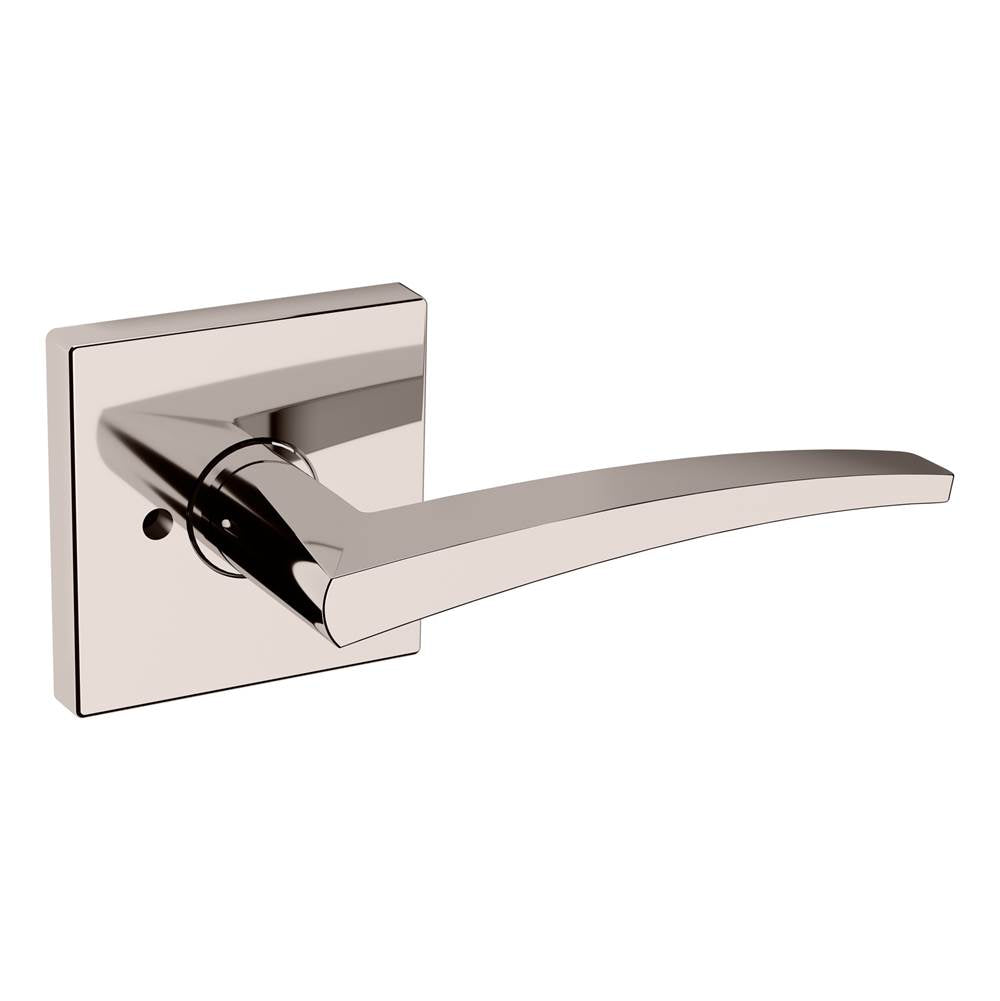 Baldwin - L022 PRIV LVR 2-3/8 - Polished Nickel,Lifetime Finish
