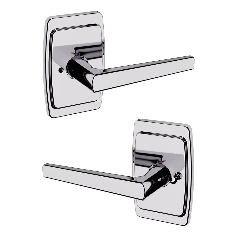 Baldwin - L024 PRIV LVR 2-3/8 - Polished Chrome