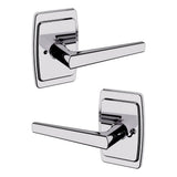 Baldwin - L024 PRIV LVR 2-3/8 - Polished Chrome