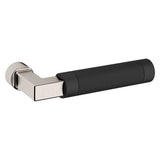 Baldwin - L030 Mixed finish Lever (056 Shank x 190 Grip) - Satin Nickel,Lifetime Finish,Satin Black