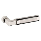 Baldwin - L030 Mixed finish Lever (056 Shank x 055 Grip) - Satin Nickel,Lifetime Finish,Polished Nickel,Lifetime Finish