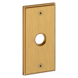 Baldwin - R053 PASS ROSE PAIR 044 - Liefetime Satin Brass