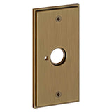 Baldwin - R053 PRIV ROSE PAIR 050 - Satin Brass,Black