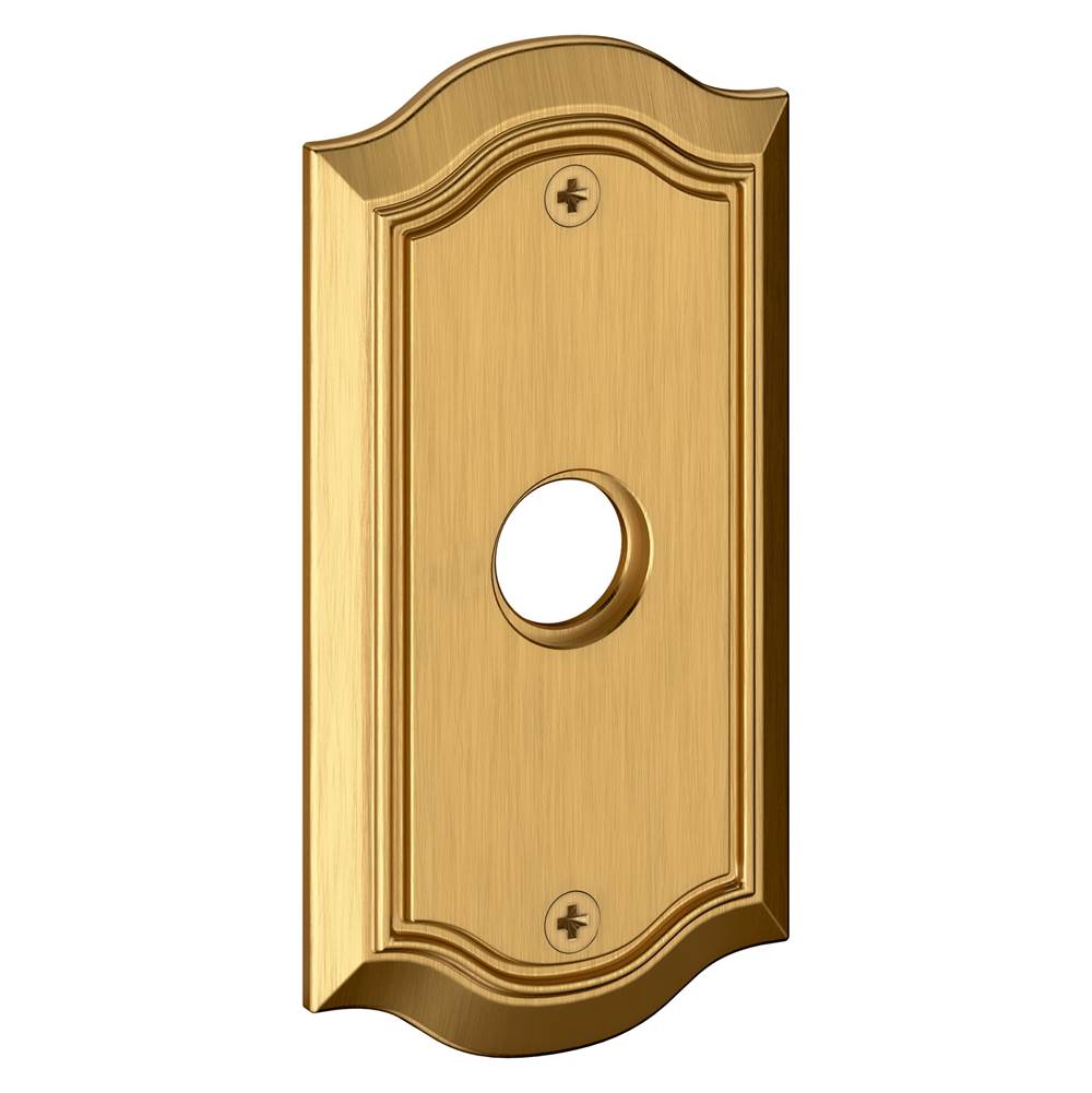 Baldwin - R054 PASS ROSE PAIR 044 - Liefetime Satin Brass
