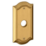 Baldwin - R054 PASS ROSE PAIR 044 - Liefetime Satin Brass