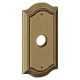 Baldwin - R054 DMY ROSE PAIR 050 - Satin Brass,Black
