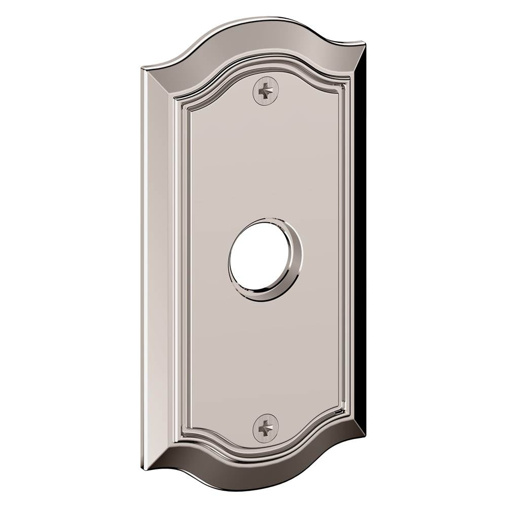 Baldwin - R054 PASS ROSE PAIR 055 - Polished Nickel,Lifetime Finish