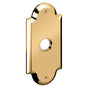 Baldwin - R055 PASS ROSE PAIR 031 - Non Lacquered Brass