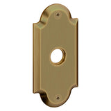 Baldwin - R055 DMY ROSE PAIR 050 - Satin Brass,Black