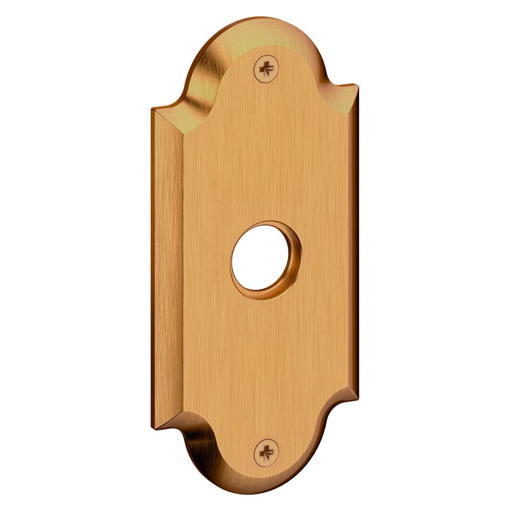 Baldwin - R055 DMY ROSE PAIR 060 - Satin Brass,Brown