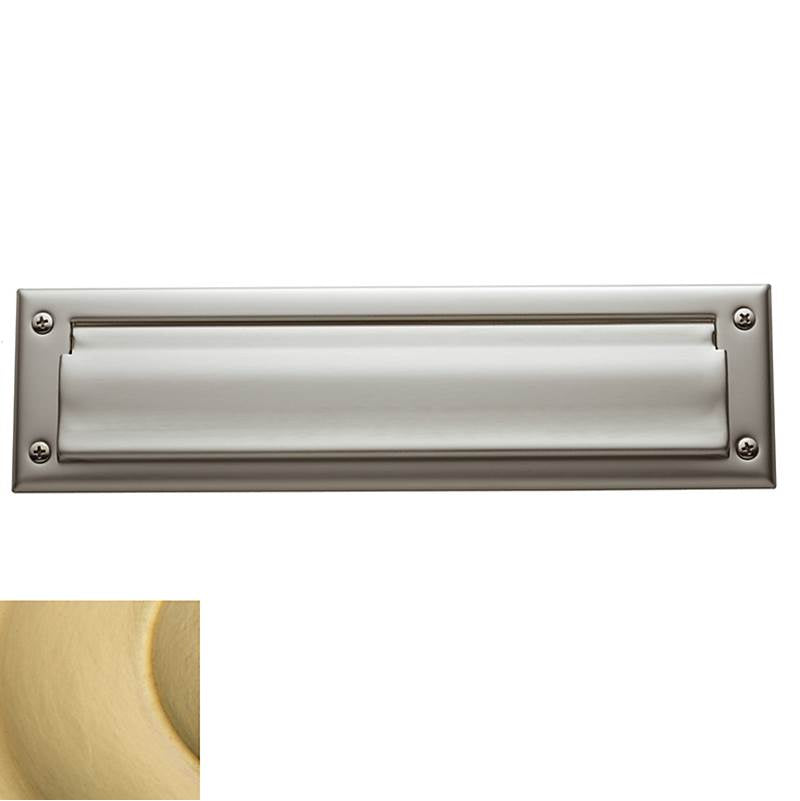 Baldwin - 0012 LETTER BOX PLT 044 - Lifetime Satin Brass