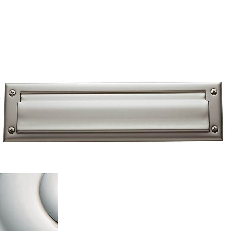 Baldwin - 0012 LETTER BOX PLT 055 - Lifetime Polished Nickel