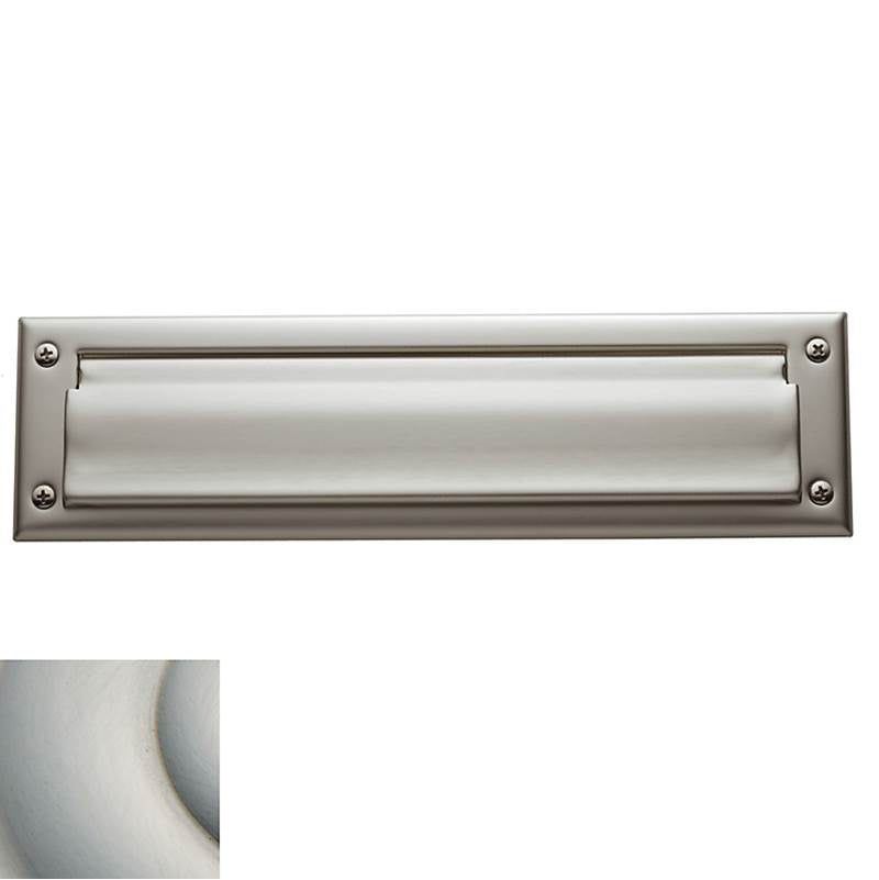 Baldwin - 0012 LETTER BOX PLT 056 - Lifetime Satin Nickel
