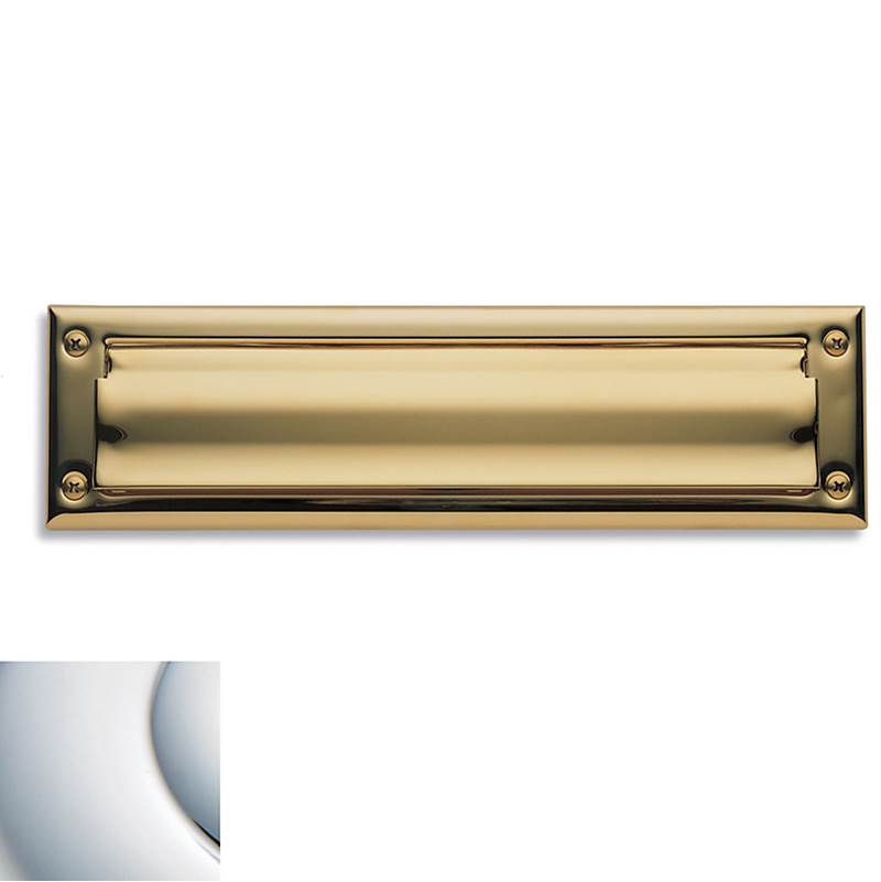 Baldwin - 0014 LETTER BOX PLT 260 - Polished Chrome