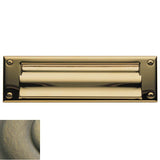 Baldwin - 0015 LETTER BOX PLT 050 - Satin Brass and Black