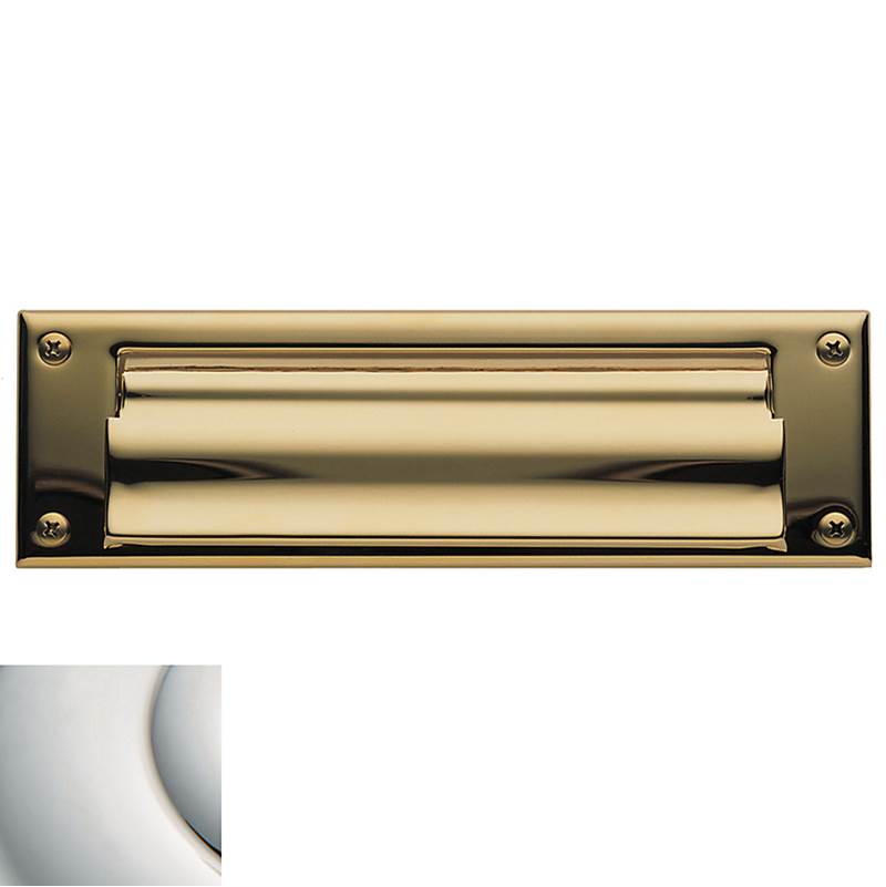 Baldwin - 0015 LETTER BOX PLT 055 - Lifetime Polished Nickel