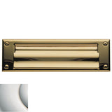 Baldwin - 0015 LETTER BOX PLT 055 - Lifetime Polished Nickel