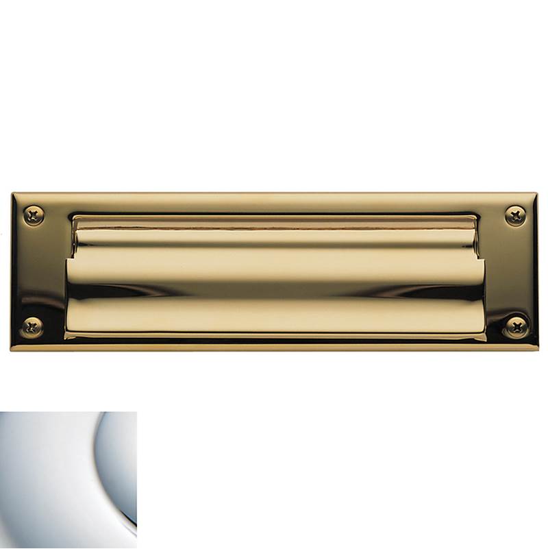 Baldwin - 0015 LETTER BOX PLT 260 - Polished Chrome