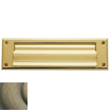 Baldwin - 0017 LETTER BOX PLT 050 - Satin Brass and Black