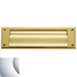 Baldwin - 0017 LETTER BOX PLT 260 - Polished Chrome
