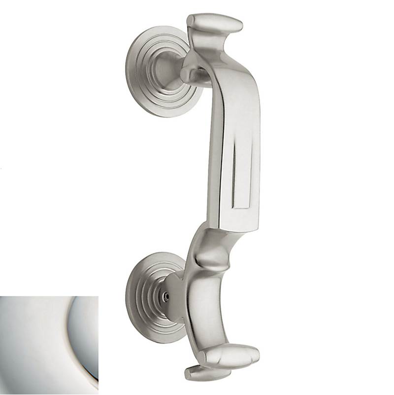 Baldwin - 0113 S DOOR KNOCKER 055 - Lifetime Polished Nickel