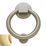 Baldwin - 0195 RING DR KNOCKER 031 - Non-Lacquered Brass