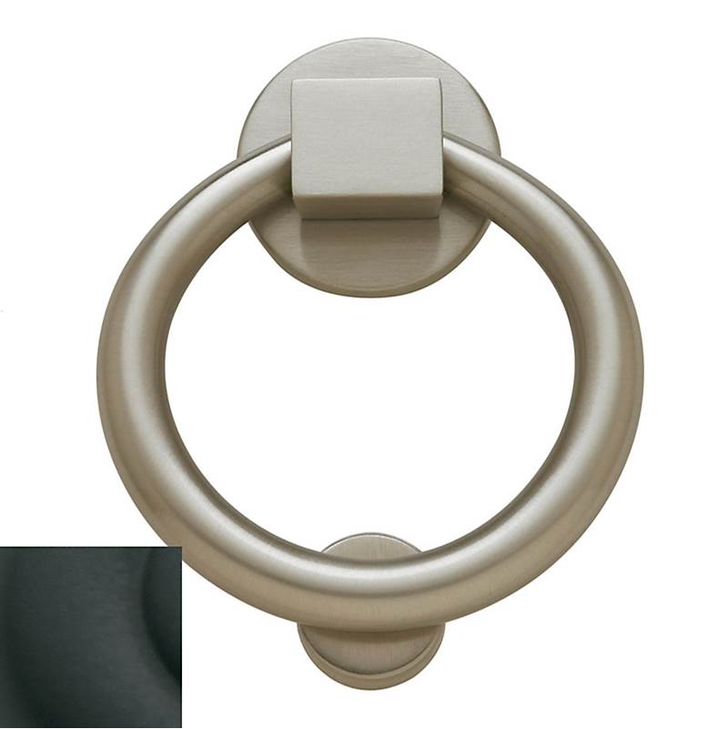 Baldwin - 0195 RING DR KNOCKER 190 - Satin Black