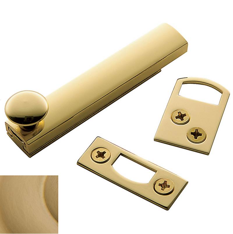 Baldwin - 0321 SURFACE BOLT 3 033 - Vintage Brass