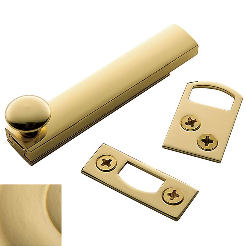 Baldwin - 0321 SURFACE BOLT 3 044 - Lifetime Satin Brass